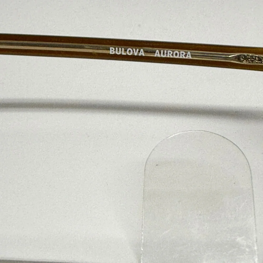 Bulova Aurora Eyeglasses Demi Sand Brown Oval Frames 51-18-140 23606